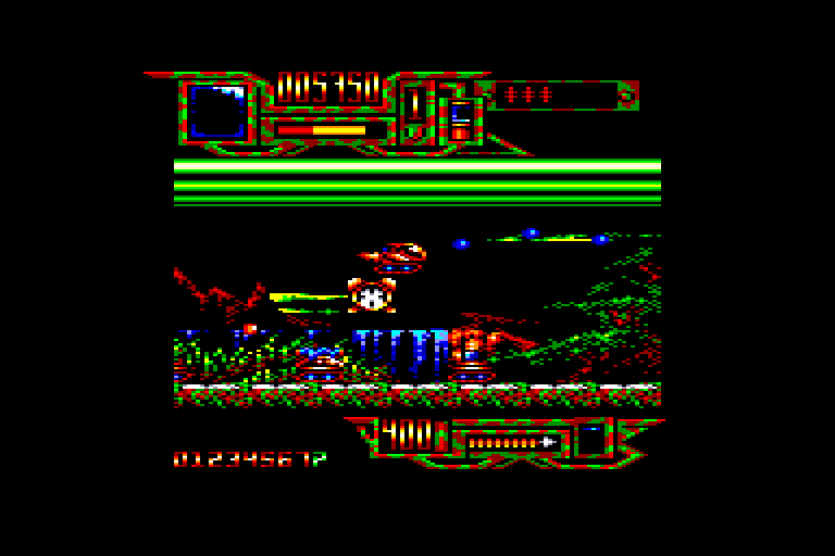 screenshot of the Amstrad CPC game Comando Tracer by GameBase CPC