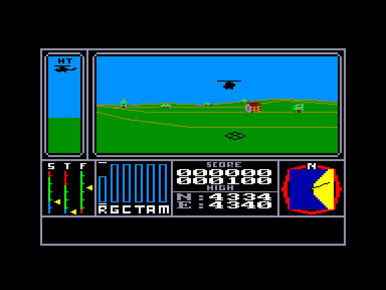 screenshot of the Amstrad CPC game Combat lynx by GameBase CPC