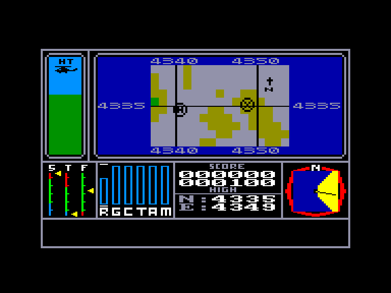 screenshot of the Amstrad CPC game Combat lynx by GameBase CPC