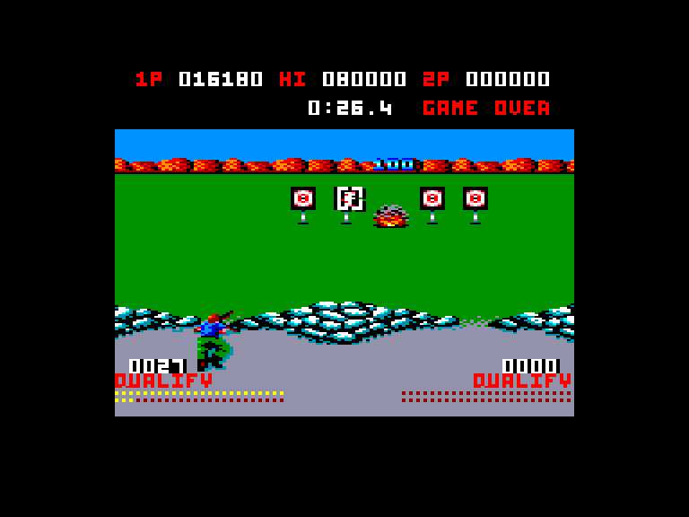 screenshot of the Amstrad CPC game Combat school by GameBase CPC