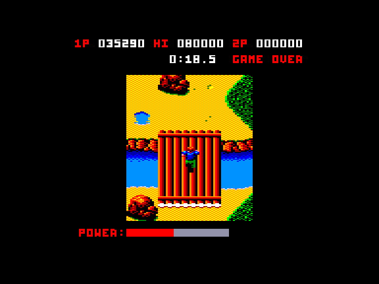 screenshot of the Amstrad CPC game Combat school by GameBase CPC