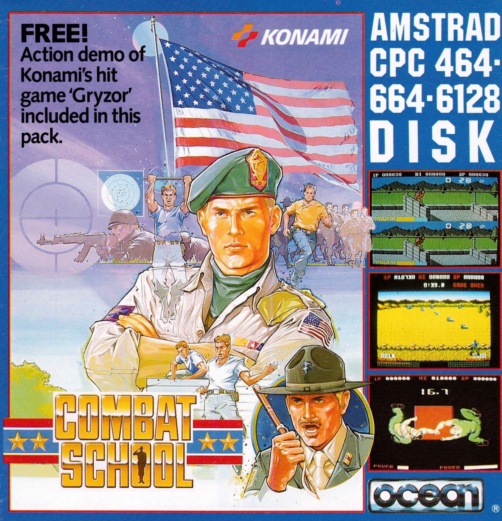 cover of the Amstrad CPC game Combat School  by GameBase CPC