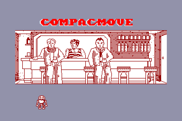 screenshot of the Amstrad CPC game Compacmove by GameBase CPC