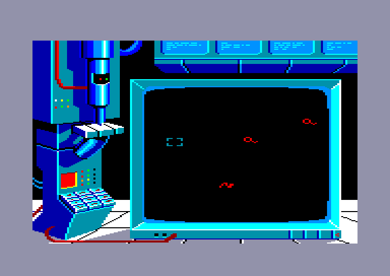 screenshot of the Amstrad CPC game Contamination by GameBase CPC