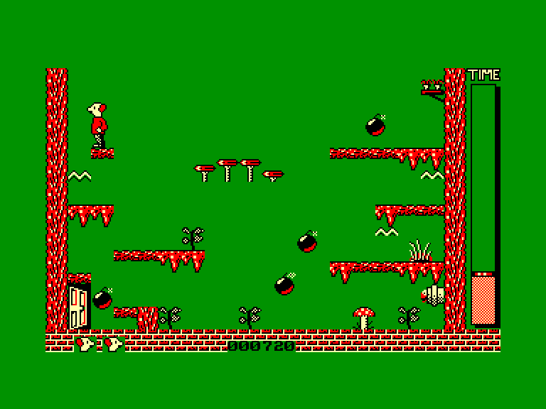 screenshot of the Amstrad CPC game Contraption by GameBase CPC