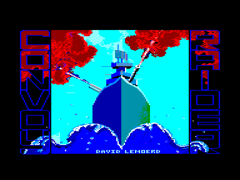screenshot of the Amstrad CPC game Convoy Raider by GameBase CPC