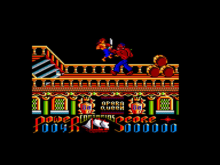 screenshot of the Amstrad CPC game Corsarios by GameBase CPC