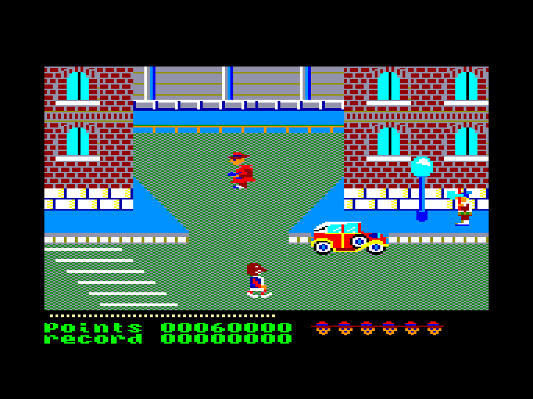 screenshot of the Amstrad CPC game Cosa nostra by GameBase CPC