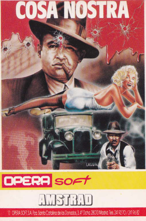 screenshot of the Amstrad CPC game Cosa nostra by GameBase CPC
