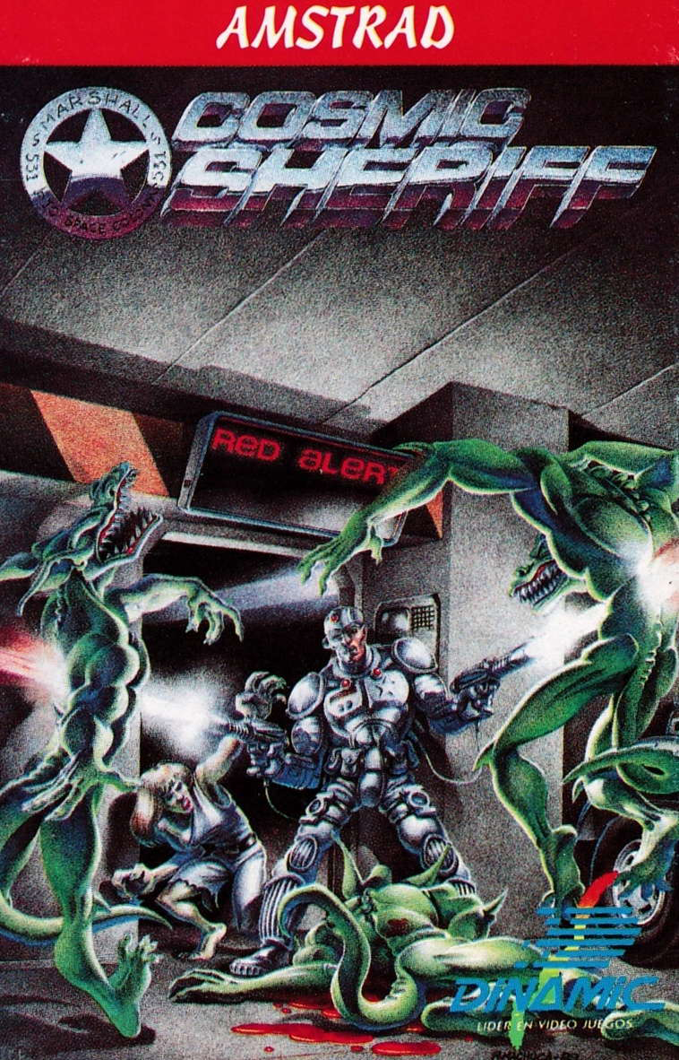 cover of the Amstrad CPC game Cosmic Sheriff  by GameBase CPC