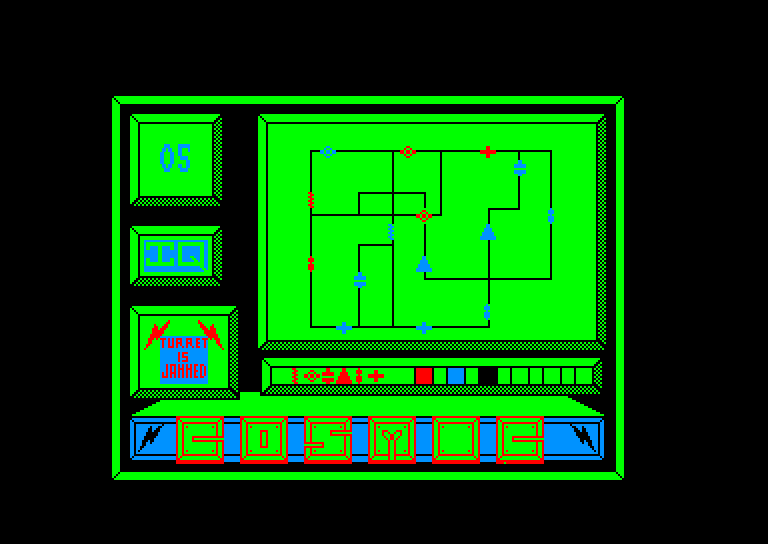 screenshot of the Amstrad CPC game Cosmic shock absorber by GameBase CPC