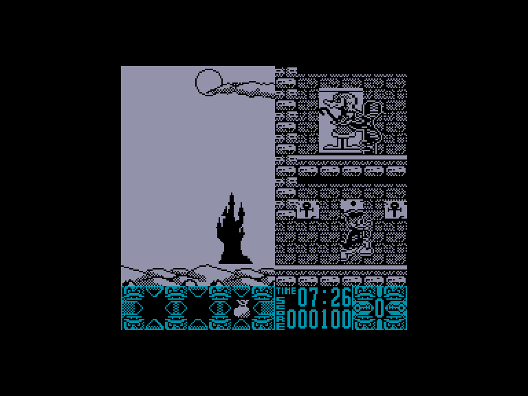 screenshot of the Amstrad CPC game Count duckula by GameBase CPC