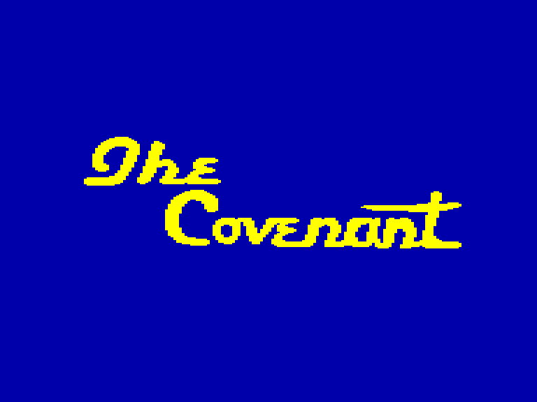 screenshot of the Amstrad CPC game Covenant (the) by GameBase CPC
