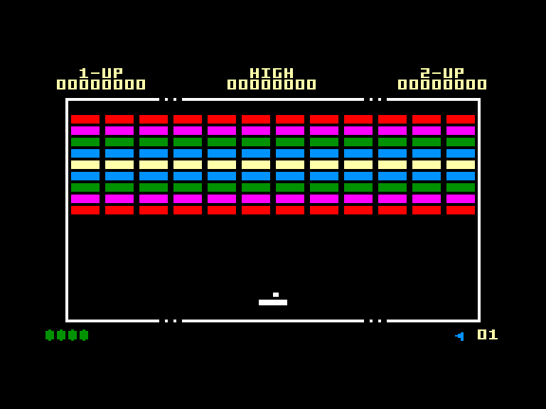 screenshot of the Amstrad CPC game Crack-up by GameBase CPC