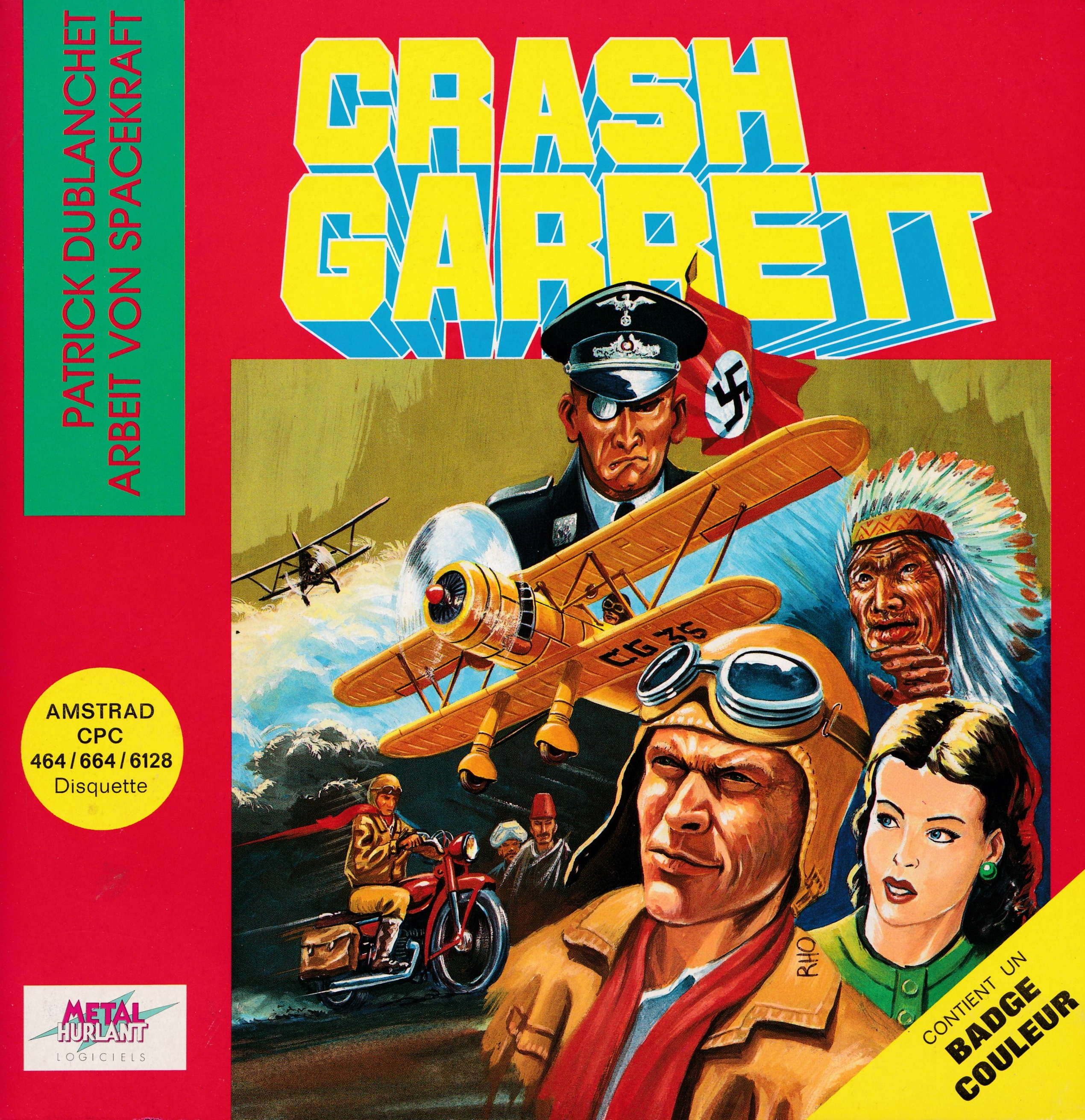 cover of the Amstrad CPC game Crash Garrett  by GameBase CPC