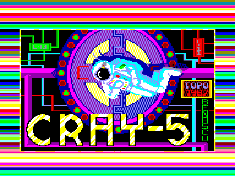 screenshot of the Amstrad CPC game Cray-5 by GameBase CPC