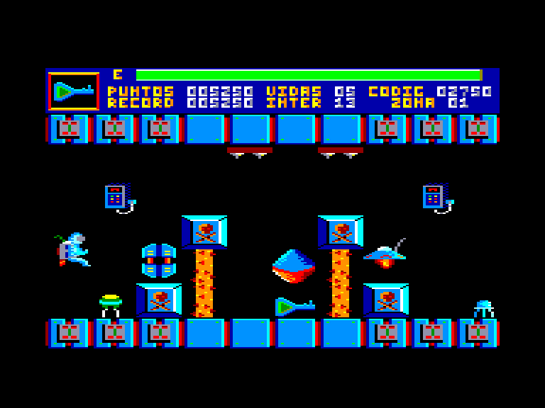 screenshot of the Amstrad CPC game Cray-5 by GameBase CPC