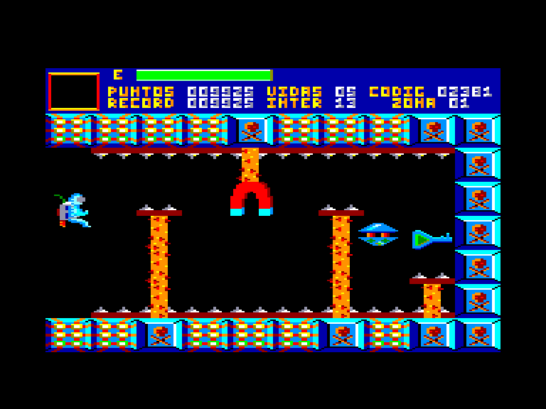 screenshot of the Amstrad CPC game Cray-5 by GameBase CPC
