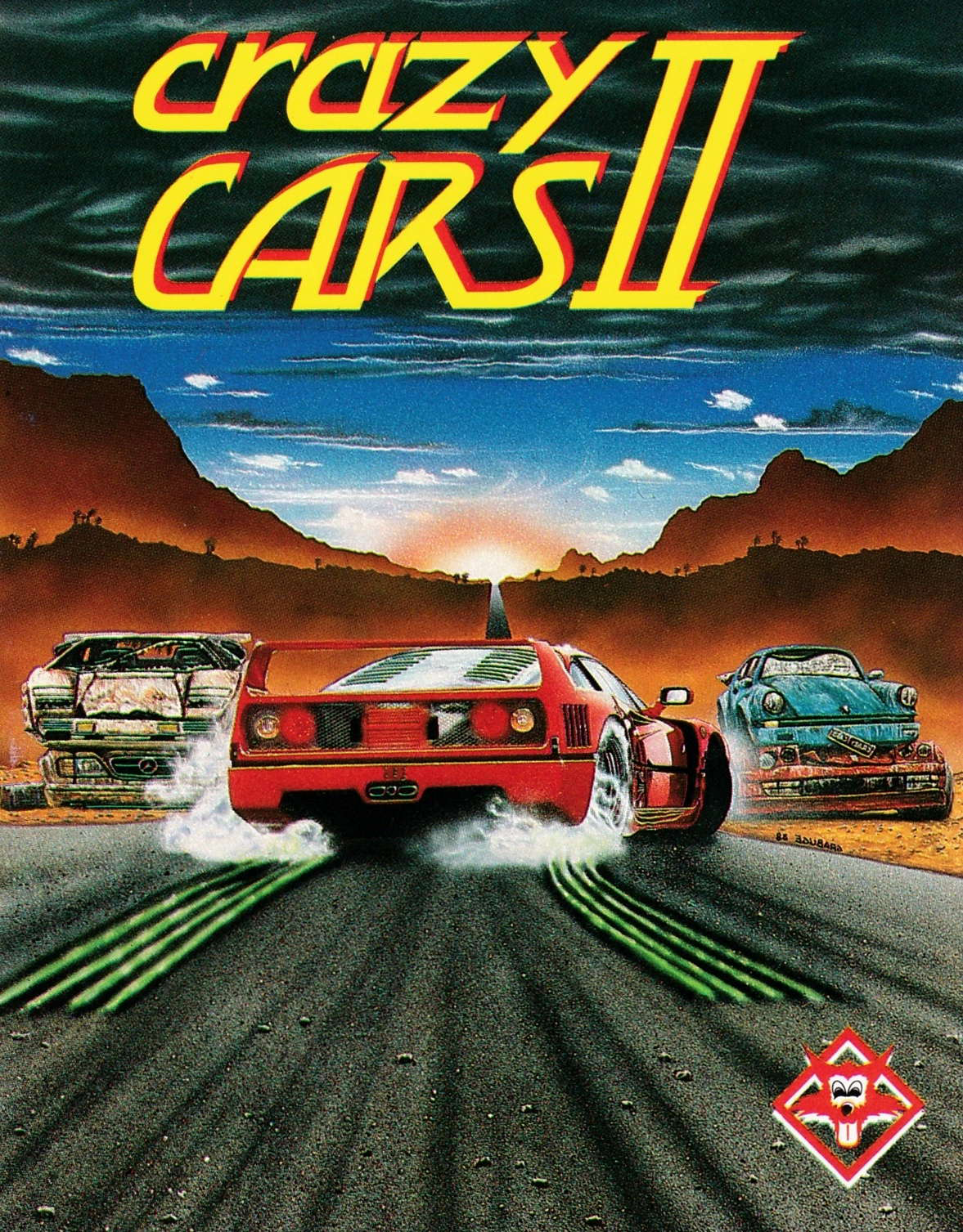 cover of the Amstrad CPC game Crazy Cars II  by GameBase CPC