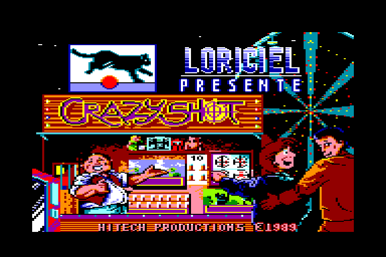 screenshot of the Amstrad CPC game Crazy shot by GameBase CPC