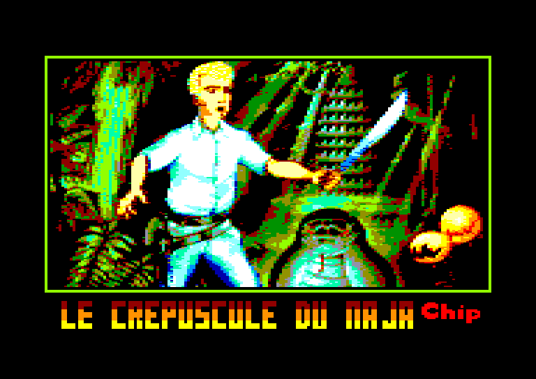 screenshot du jeu Amstrad CPC Crépuscule du Naja (le)