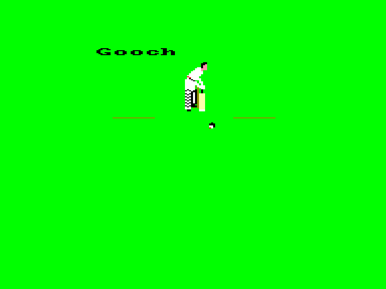 screenshot of the Amstrad CPC game Cricket international by GameBase CPC