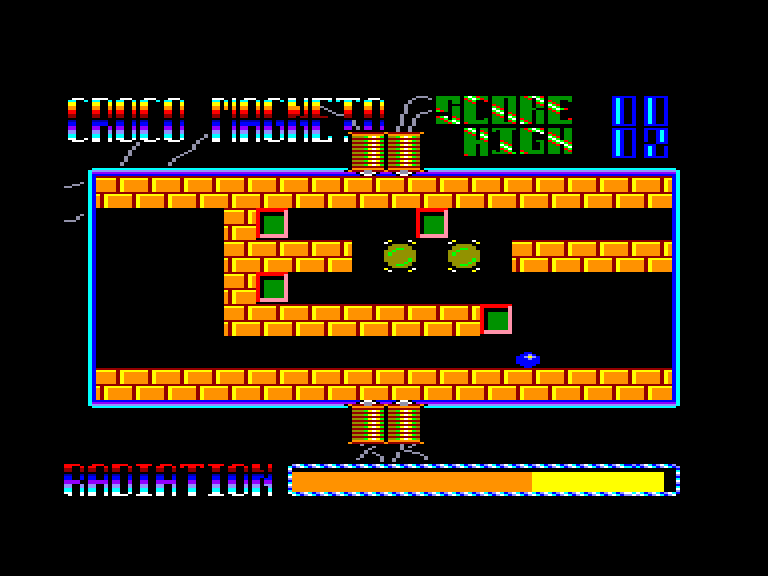 screenshot of the Amstrad CPC game Croco magneto by GameBase CPC