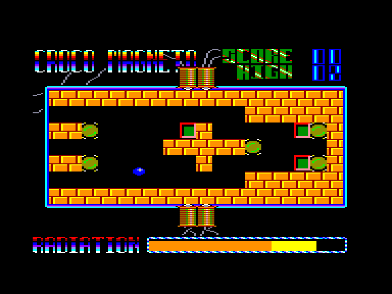 screenshot of the Amstrad CPC game Croco magneto by GameBase CPC