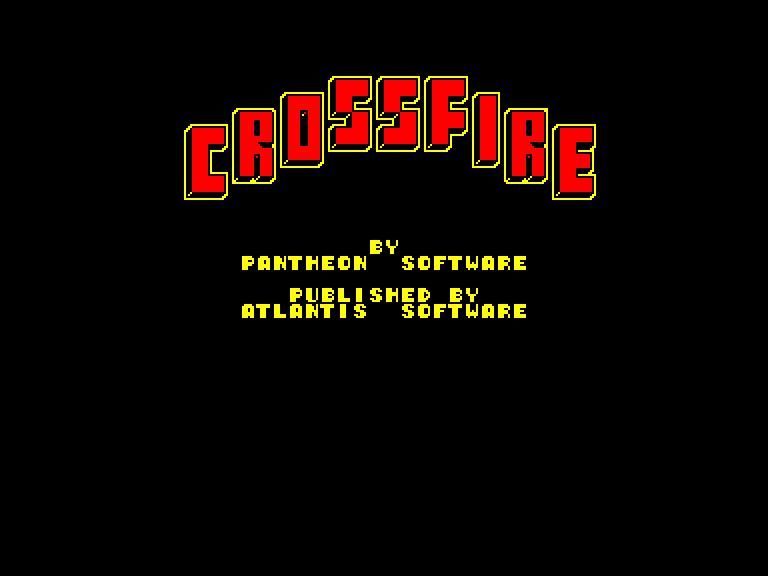 screenshot of the Amstrad CPC game Crossfire by GameBase CPC