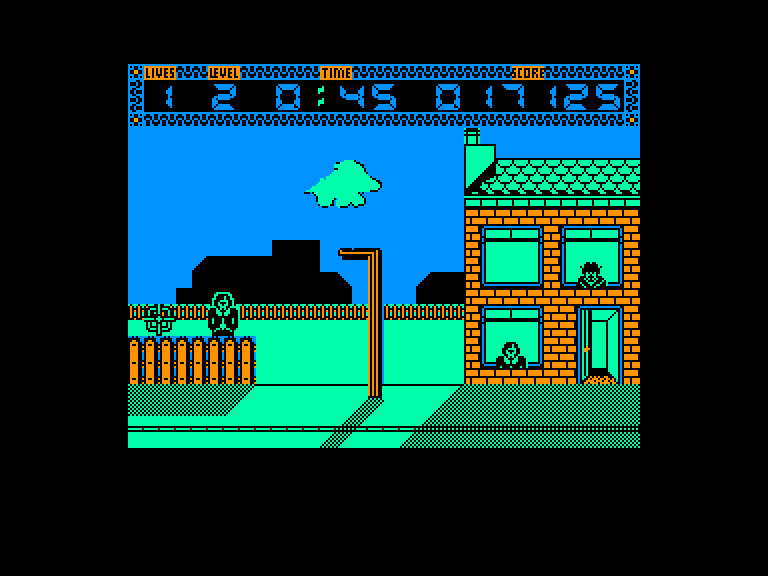 screenshot of the Amstrad CPC game Crossfire by GameBase CPC