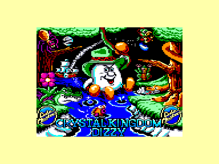 screenshot du jeu Amstrad CPC Crystal Kingdom Dizzy