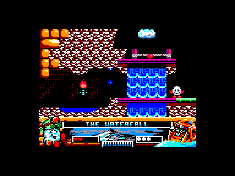 screenshot of the Amstrad CPC game Crystal Kingdom Dizzy by GameBase CPC