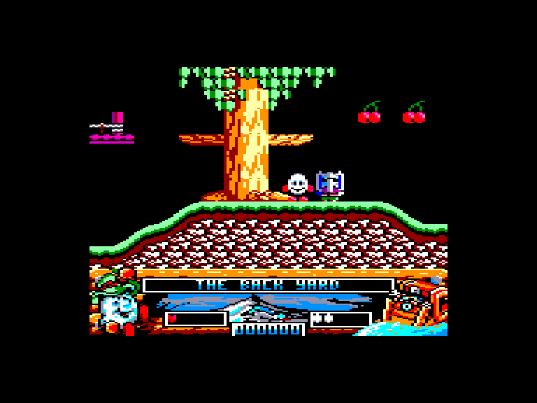 screenshot of the Amstrad CPC game Crystal Kingdom Dizzy by GameBase CPC