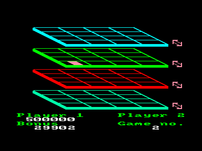 screenshot of the Amstrad CPC game Cubit by GameBase CPC