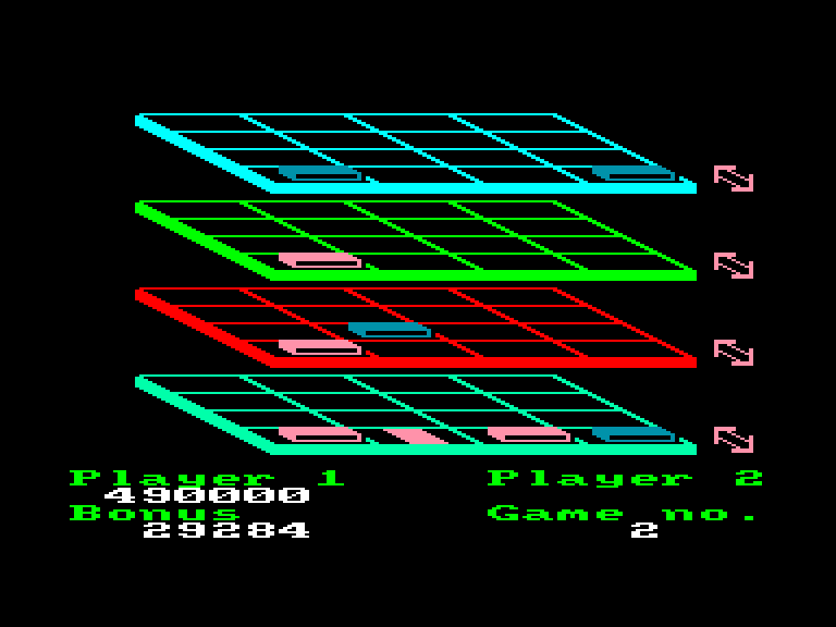 screenshot of the Amstrad CPC game Cubit by GameBase CPC