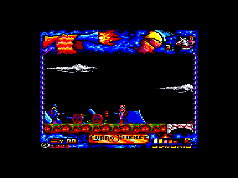 screenshot of the Amstrad CPC game Curro jimenez by GameBase CPC