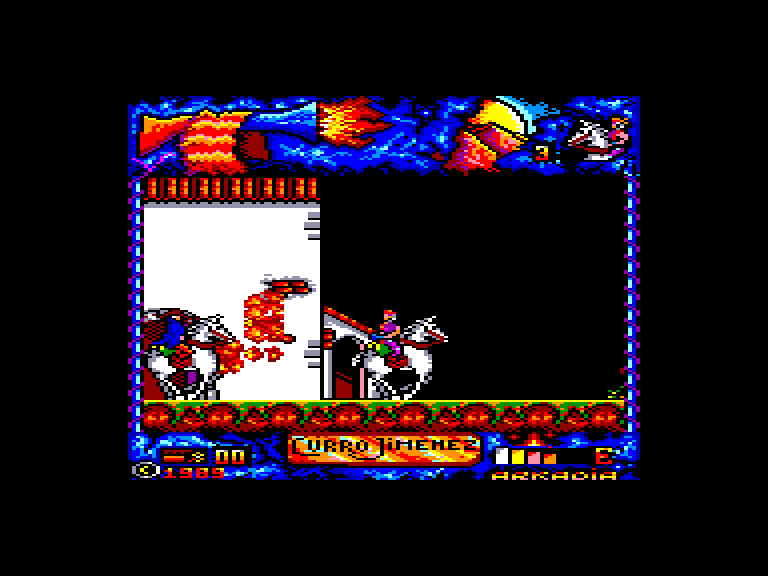 screenshot of the Amstrad CPC game Curro jimenez by GameBase CPC