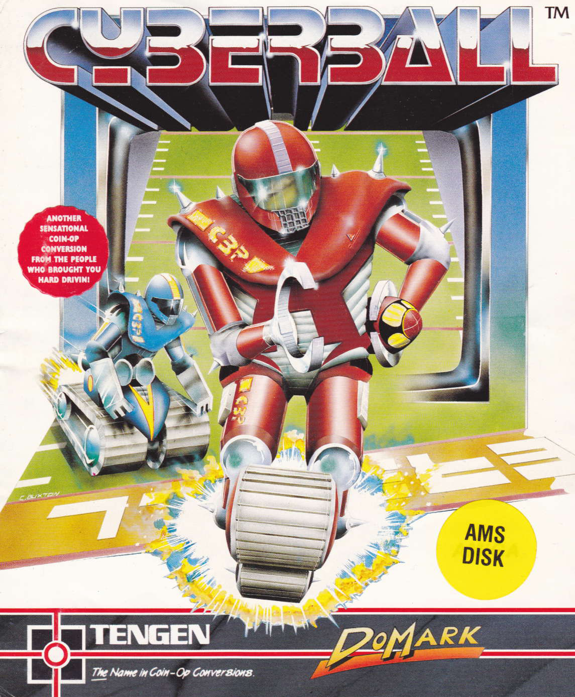 cover of the Amstrad CPC game Cyberball  by GameBase CPC