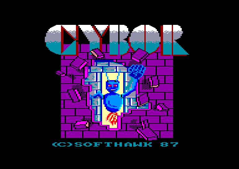 screenshot of the Amstrad CPC game Cybor by GameBase CPC