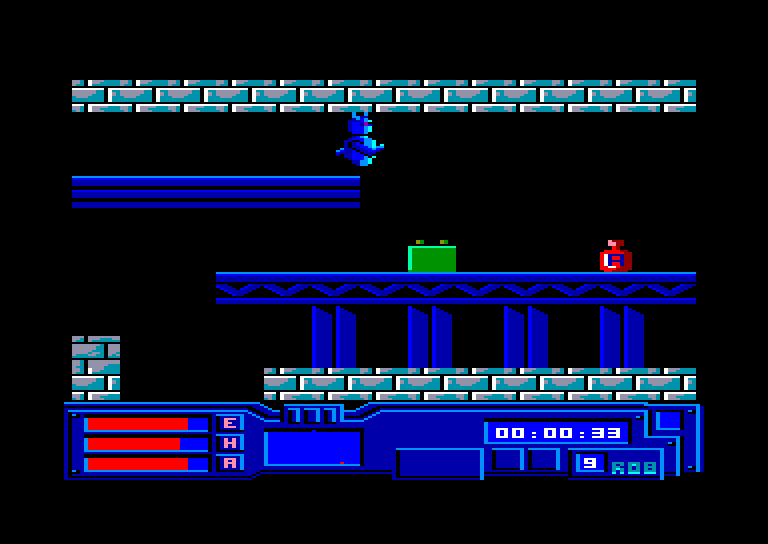 screenshot of the Amstrad CPC game Cybor by GameBase CPC