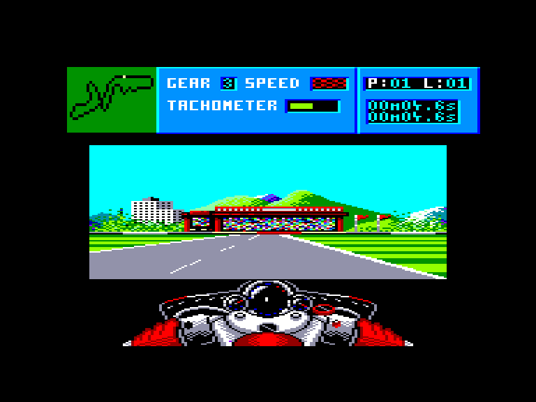 screenshot of the Amstrad CPC game Cycles (the) by GameBase CPC