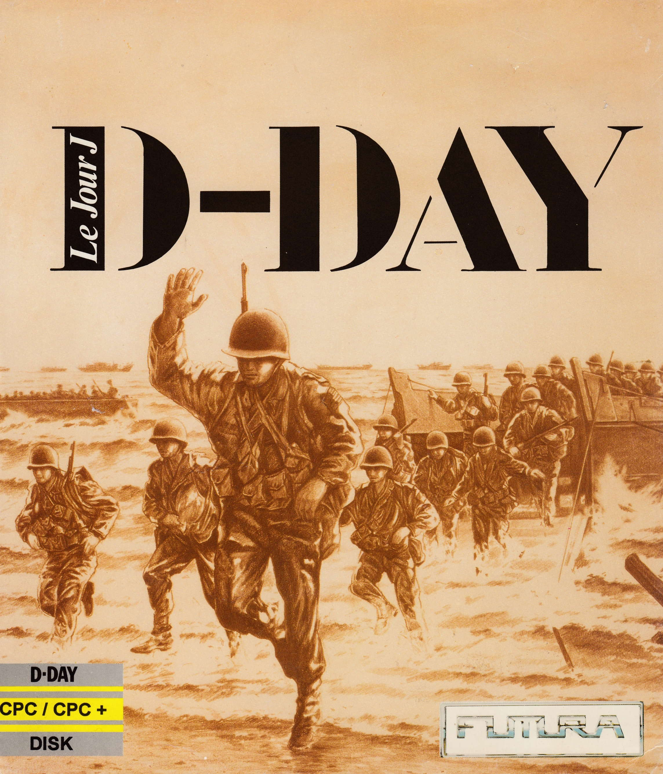 screenshot of the Amstrad CPC game D-day by GameBase CPC