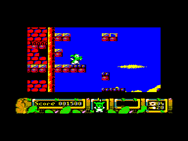 screenshot of the Amstrad CPC game Dj puff by GameBase CPC