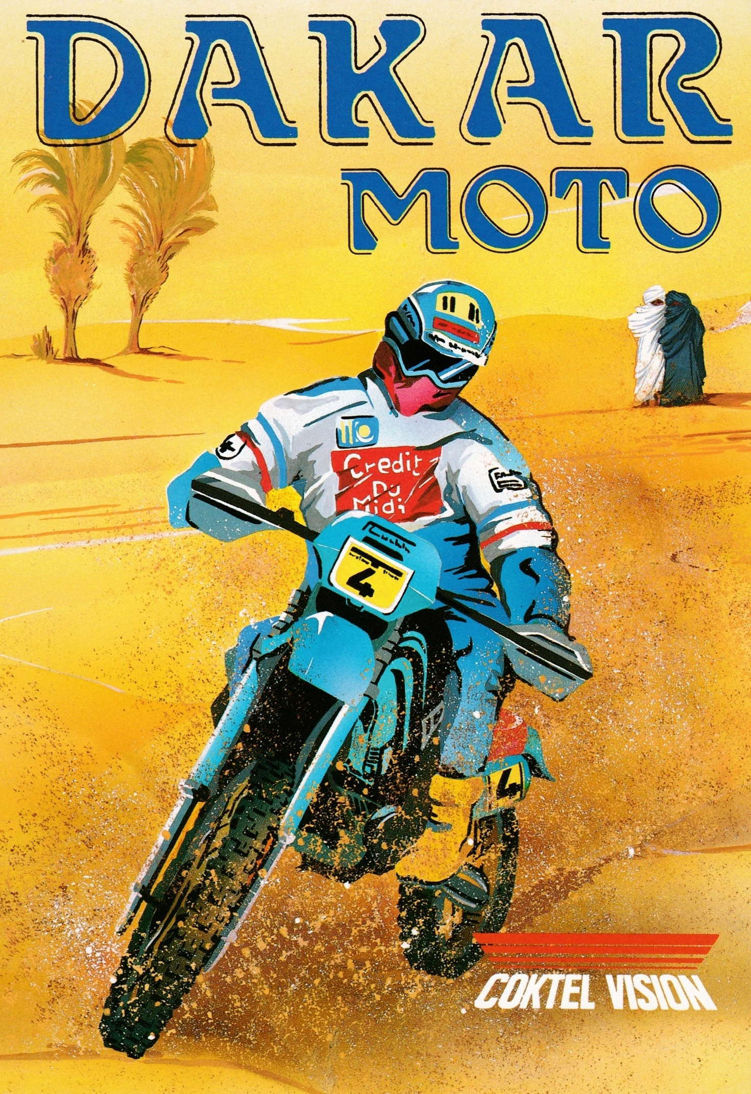 cover of the Amstrad CPC game Dakar Moto  by GameBase CPC