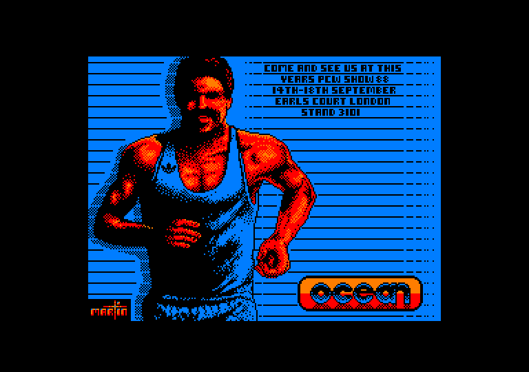 screenshot of the Amstrad CPC game Daley thompson's olympic challenge by GameBase CPC