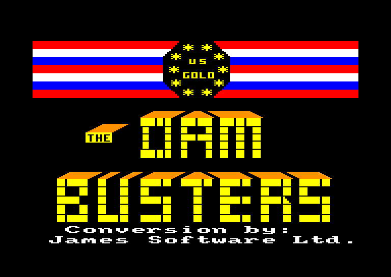 screenshot of the Amstrad CPC game Dam busters (the) by GameBase CPC