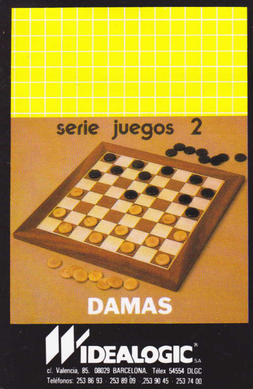 cover of the Amstrad CPC game Damas  by GameBase CPC