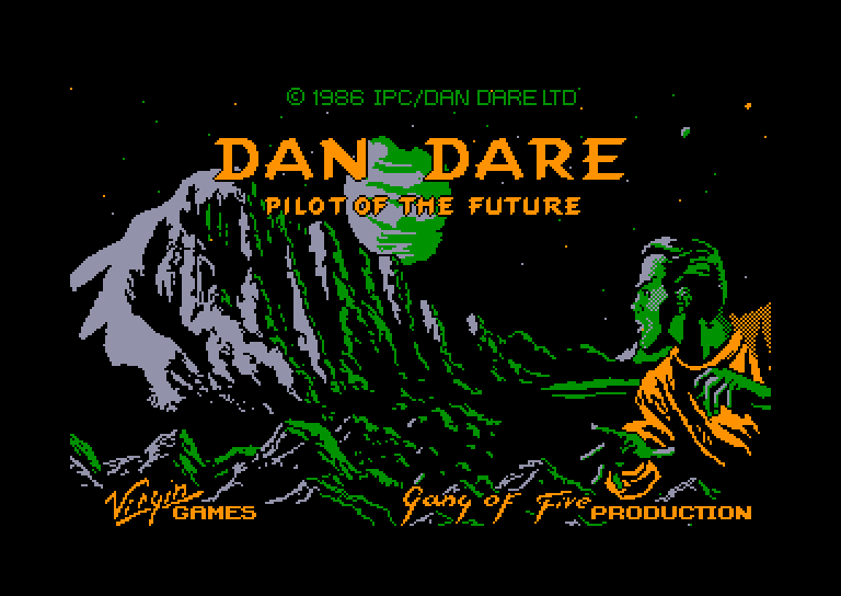 screenshot of the Amstrad CPC game Dan Dare by GameBase CPC