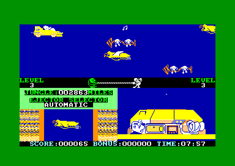 screenshot of the Amstrad CPC game Danger Mouse in Double Trouble by GameBase CPC