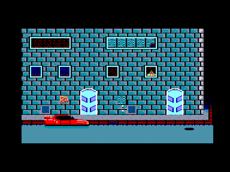 screenshot of the Amstrad CPC game Danger street by GameBase CPC